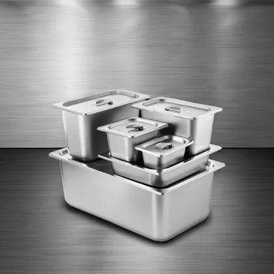 NSF Standard Stainless Steel Gastronorm GN Pan Hotel & Restaurant Supplies Food Container