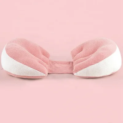 Contrast Color Maternity Latex Pillow Multi-Function Fixed Pregnant Sleeping Position Pillow