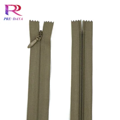 NO.5 Size Invisible Nylon Zipper High Quality Smooth Pull Hidden Zipper Wedding Dress Garment Sewing Accessories