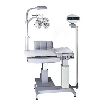 China Wholesale Price Optometry Ophthalmic Slit Lamp Refraction Chair and Table Unit