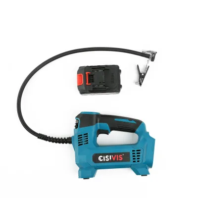 CISIVISIS New Arrival 21V LED Lighting Wireless Air Pump Car Tire Repair Tool