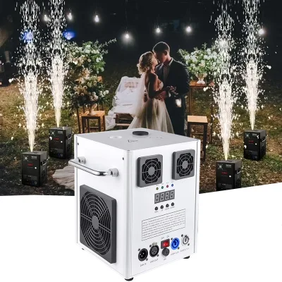 Wholesale Wireless Cold Spark Machine DMX 512 Remote Control Aluminum 750W Electronic Cold Sparkler Machine