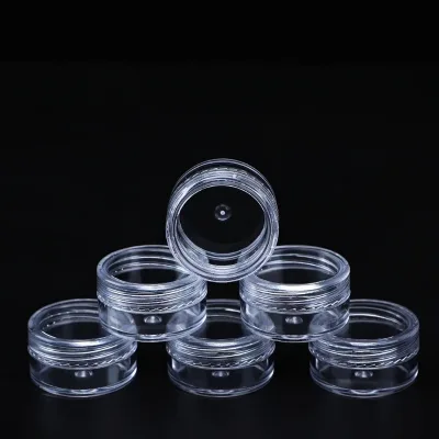 5g~50g Plastic PS Bottom Eye Cream Jar Powder Container Cosmetic Packaging Travel Dispensing Bottle Packaging Cans Guangdong