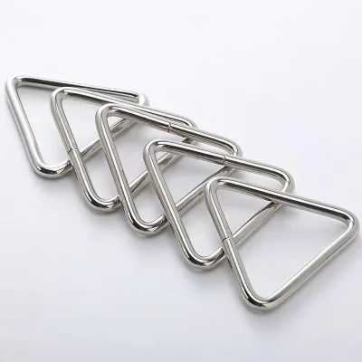 Metal Triangle D Ring Welded Rings Assorted Multi-Purpose Triangle D Ring for Hardware Bags Accessories
