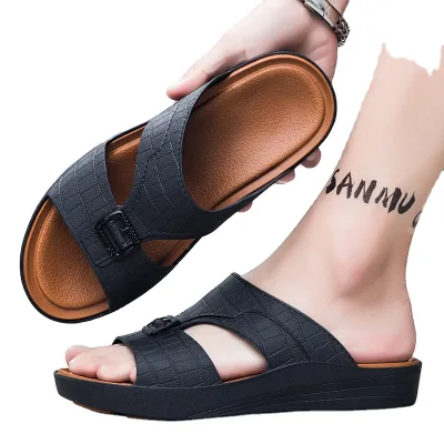 Arabian Fashion Sandals Lightweight Platform Comfortable Men's Fashion PVC Sandals Casual slippers