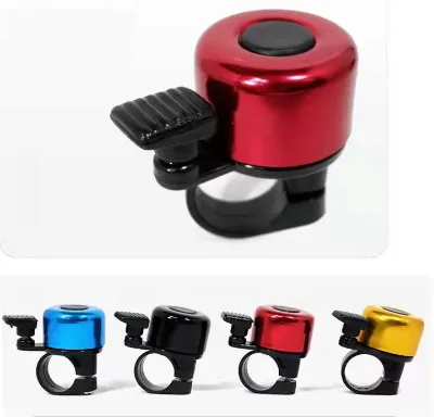 Bicycle Bell Aluminum Alloy Mountain Road Bike Horn Sound Alarm for Outdoor Safety Cycling Handlebar Metal Ring Bike Accessories