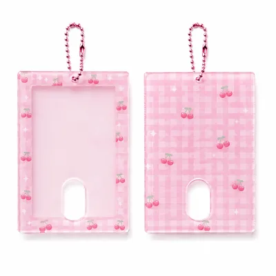 Popular Custom Cartoon Transparent Printed Acrylic Photo Card Holders, Custom Plastic PC Card Holders, and Pendants.