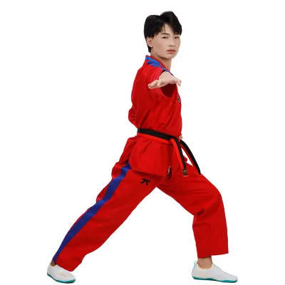 Customized High Quality Breathable Adult Dobok Martial Arts Itf Uniform Taekwondo Master Uniform Itf