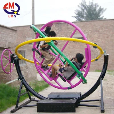 Outdoor Attractive Amusement Fiber Optic Gyroscope for Kids and Adults