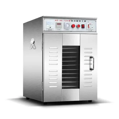 220V Electric Fruit Stripes Dryer Industry Food Processing Dehydrator 12 Tray New Condition Vegetable Drying Machine Pump Core