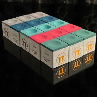 Cross-border Parker Resin Chalk Powder High-End Substitute Billiard Chalk Storage Boxfor Dry/Oily Cues Snooker