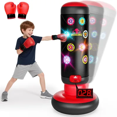 Inflatable Boxing Bag With Gloves