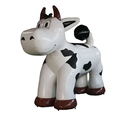 High Quality Advertising Decoration Animal Big Inflable Milk Cow for Outdoor