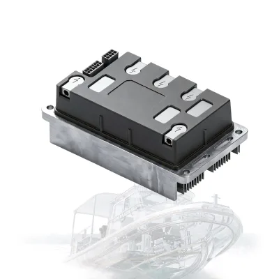 Cutting Edge Sensorless BLDC Motor Controller 48V/60V/72V 6-10KW CAN/RS485 IP67 Forced Air Cool Smooth Electric Ship Propulsion
