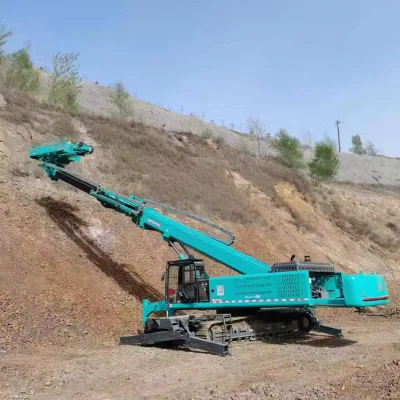 High Altitude Mountain Crawler Rotary Slope Protection Anchor Horizontal Drilling Rig