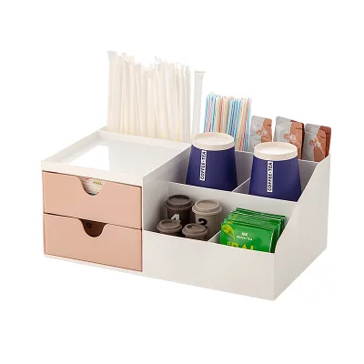 New High-end bar Drawer Storage Box, Tea Bag, Coffee Sorting and Organizing, Suitable for Multiple Scenarios