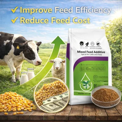 Anti-Diarrhea Gut Health Fermentation Agent Tannin-Rich Plant Extract Ruminant Feed Additive Reduces Methane Emissions