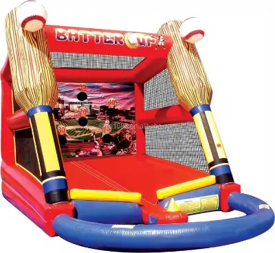 Inflatable Baseball Batting Cage Batter up Inflatable Baseball Target Shooting Games