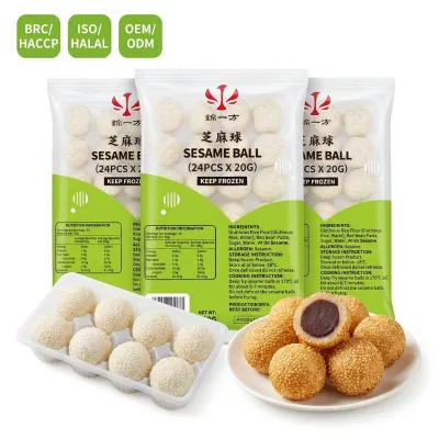Premium Quality Frozen Sesame Balls Tasty Asian Dessert & Traditional Chinese Dim Sum for Wholesale