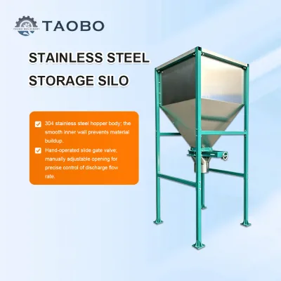 Stainless Steel Buffer Hopper Custom Structure for Conveying System