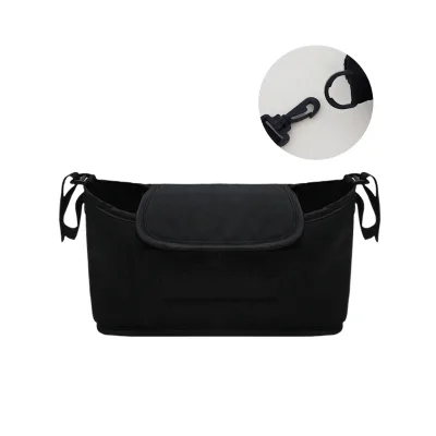 Good Quality Baby Pushchair Large Storage Linen Mummy Baby Nursing Bottle Organizer Bag Diaper Hanging Bag