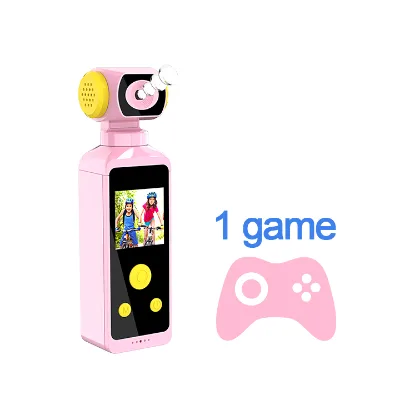 Portable 1.3\" HD LCD Mini Pocket Camera 270 Degree Rotatable Lens for Games Video Recording Vlogging Supports MicroSD Media