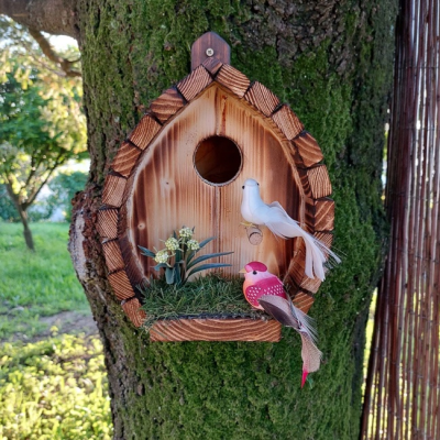 Wooden Bird Nest Bird Nest Home