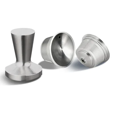 1Pod Set Factory Price Portatil Steel Reusable Cafetera Refillable for for for NESPRESSO Capsule Milk