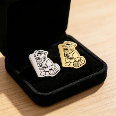 Personalized Custom Shaped Metal Enamel Badge Engraved Cartoon Pattern for Promotion Souvenir Durable Soft Enamel Lapel Pin