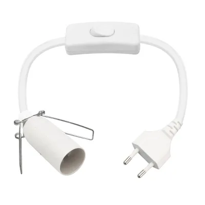 EU Electric Power Cord 1.8M 250V Salt Lamp VDE Approval AC E14/E27 Socket Computer Application Copper Rubber US/CN KC/AS