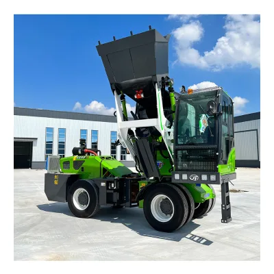 Self Loading Concrete Mixer Truck 3.5m³ Rotary Drum Dust Cover Design Self Feeding Concrete Mixer Reduce Raw Material Waste