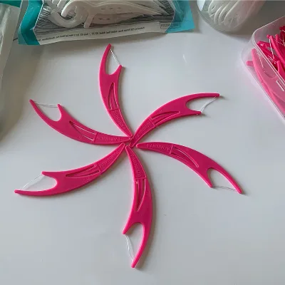 Home Travel Folding Floss Stick Floss Manufacturers Produce 50pcs/ Box of Adult Orthodontic Interdental Floss