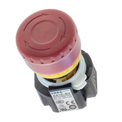 Four 3 Pole 4 Way Contact E-Stop Emergency Stop Pushbutton Switch XA1E-BV