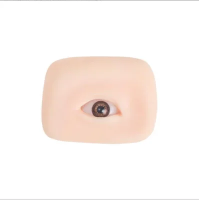 5D Silicone Eyebrow&Eye Tattoo Practice Skin Textured Bionic Silicone Smooth Soft for Eyelash Eye Makeup Practice