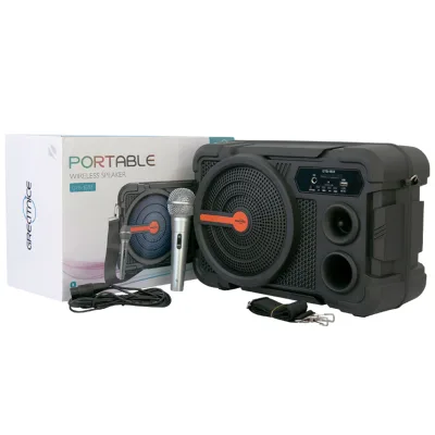 GTS-1833 Karaoke Boat Speaker Subwoofer 15 Inch Small Portable Speaker Sound Home Theater Radio Amplifier Rechargeable Vintage