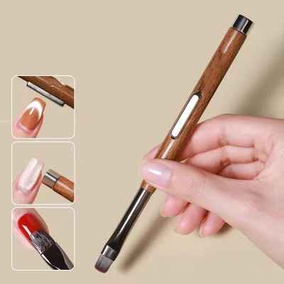 Custom logo New Products 2025 3 in 1 Magnet for Nail Design Nail Art Brush