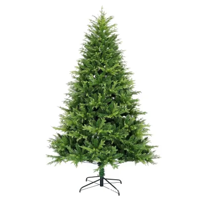 Large Dense Luxurious PE Mixed Needle Artificial Christmas Tree, Undecorated Bare, Eco Friendly OEM Custom for Europe