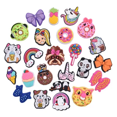 Wholesale Pvc Sneaker Accessories Charms Laces Buckles Accessories Decorations Fashion Girl Shoes Charms