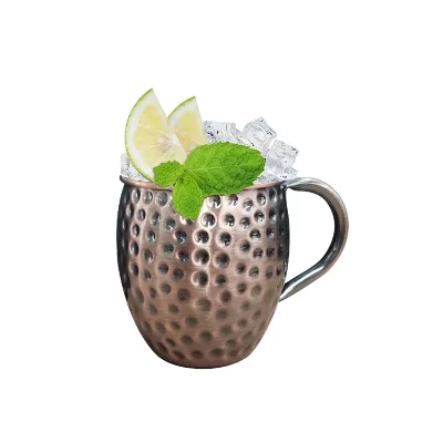 Drinkware Accessories Custom Moscow Mule Mug Black Copper Mugs Personalized Moscow Mule Mugs With Braided Handle