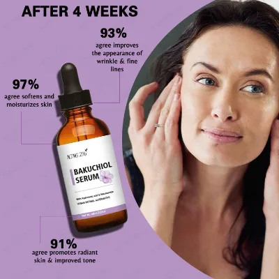 Private Label Bakuchiol Plumping Face Serum Retinol Natural Alternative for Sensitive Skin Skin Firming Deep Reviving
