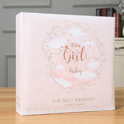 6 Inch Insert Photo Album Holds 200 4x6 Pictures Perfect for Baby Growth Family Memories and Travel Photos