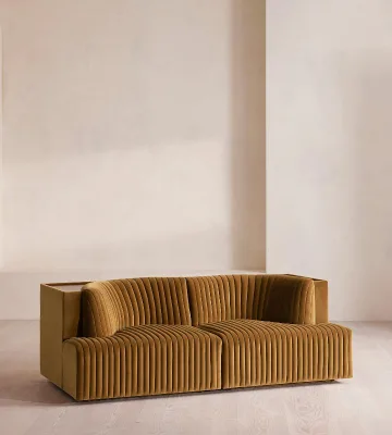 FERLY Luxury Modern High Resilience Foam Modular Sectional Sofa Long Lasting Comfort Living Room Seating Set