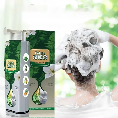 Pure Plant Extract Grey Hair Color Hair Dye for High Quality Hair Dyeing
