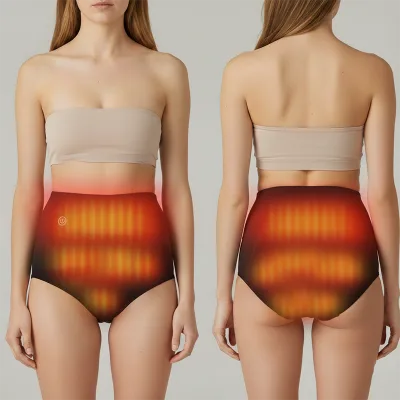Graphene Heated Underwear 3 Heat Settings and Overheat protection Menstrual Heating Pad for Abdomen Pain and Cramps Relief