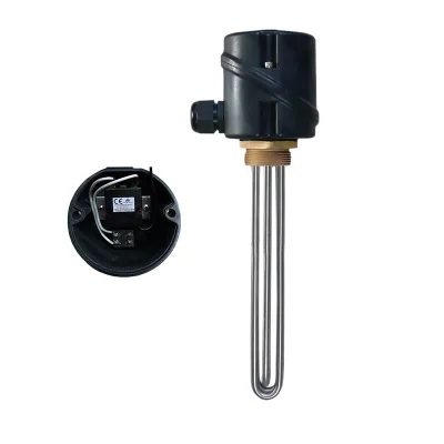 Ultimheat Electric Immersion Heating Tubes Liquid Heater Screw Flange 400V 8000W Stainless Steel Tankless Commercial Use