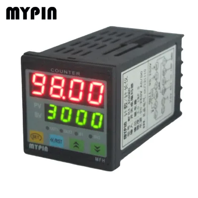 FH4 Series 4 Digits Digital Pulse Preset Counter With Rotary Encorder