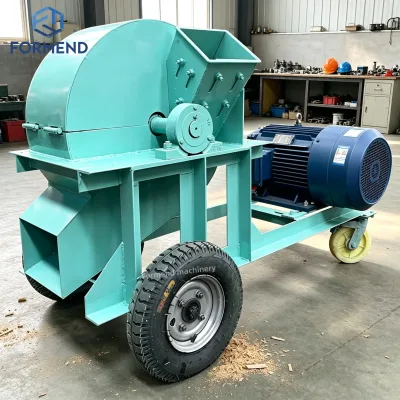 Factory Direct Wood Crusher Machine, Make Fine Sawdust for Mushroom Substrate Wood Hammer Crusher Machine