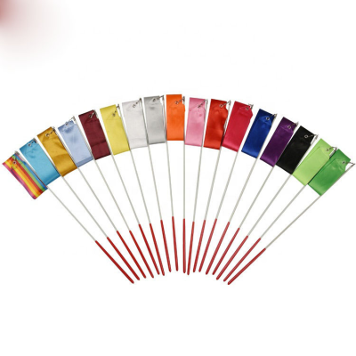 Wholesale Professional Colorful Rhythmic Gymnastics Ribbon Dance Artistic Gymnastic Dancing Ribbon 6m