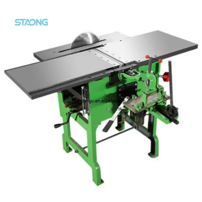 Multifunctional Automatic 3750Rpm Speed Woodworking Tool Horizontal Three-in-One Planer Table Saw Band Saw 220V Spindle