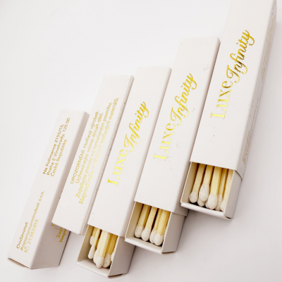 Safety Match Boxes and Match Colors Can Be Customized, Stereo House Box Match Premium Sense matchbox White